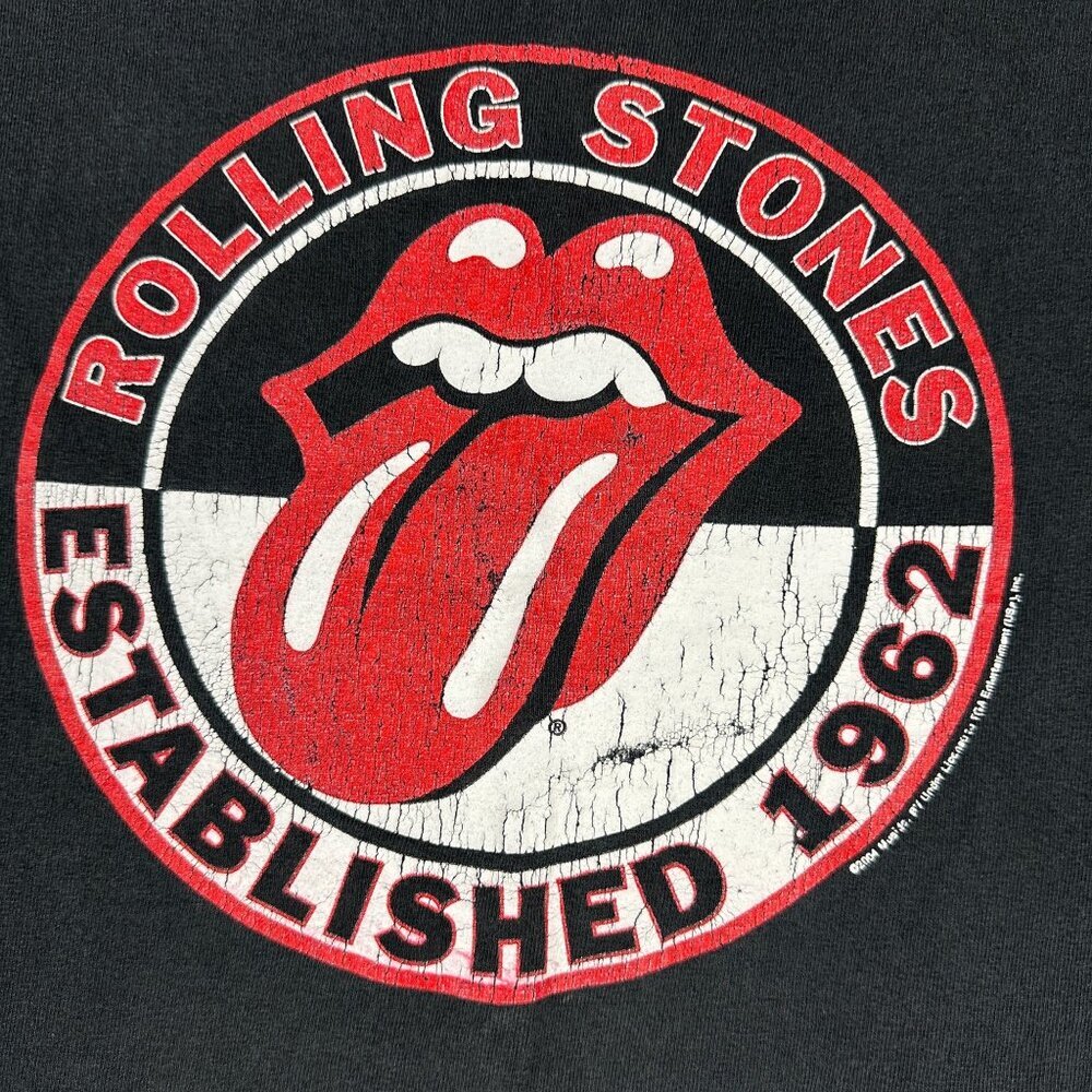 Alstyle Apparel Men's Vintage Rolling Stones T-shirt Size XL Black